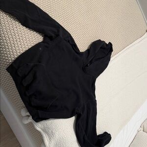 SKIMS Charcoal Zip-Up Hoodie